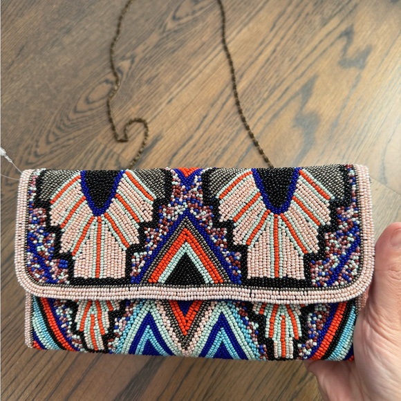 Anthropologie Colorful Beaded Women's Bag. Like new! No flaws. - Picture 2 of 3